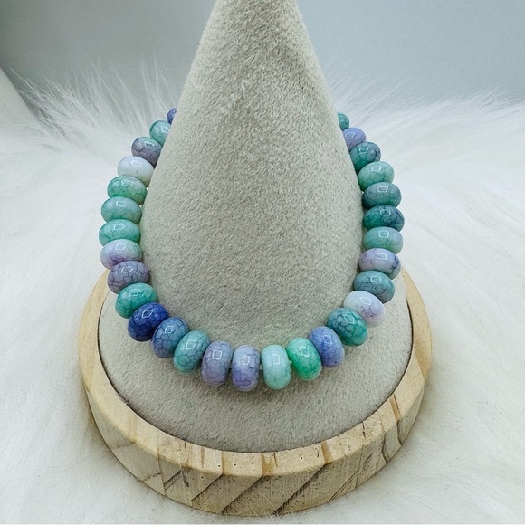 Jayda Tourmaline Stone Beaded Bracelet - Picture 1 of 6